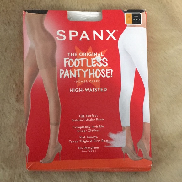 SPANX Other - SPANX High-Wasted Footless Black Pantyhose Sz F